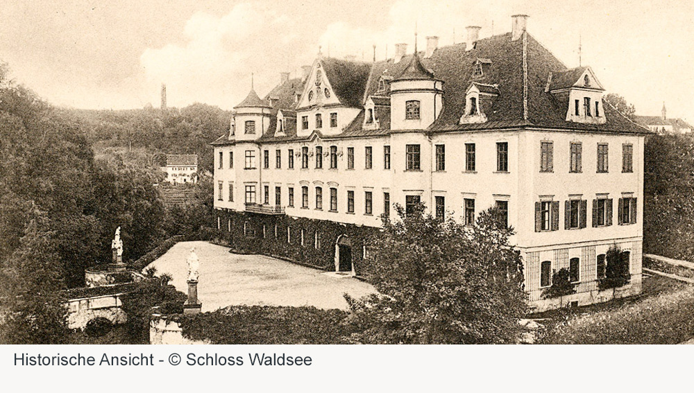 Wasserschloss Waldsee im Landkreis Ravensburg
