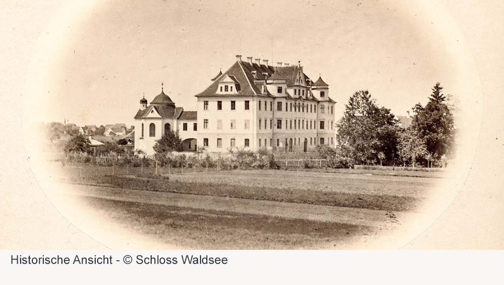 Wasserschloss Waldsee im Landkreis Ravensburg