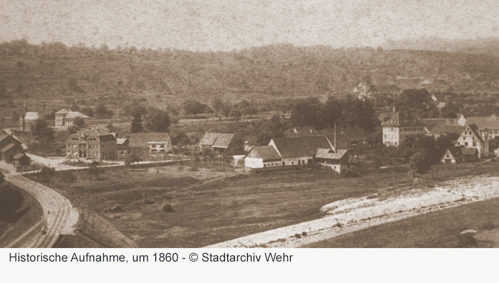 Altes Schloss Wehr (Schloss Wehr, Herrenhaus, Alte Mühle) im Landkreis Waldshut