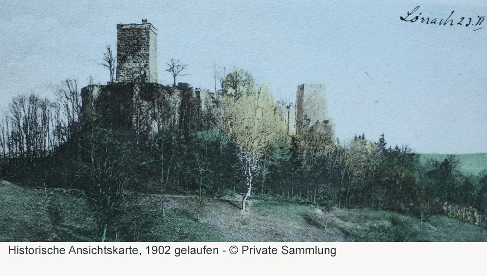 Burg Rötteln (Röttelner Schloss) im Landkreis Lörrach