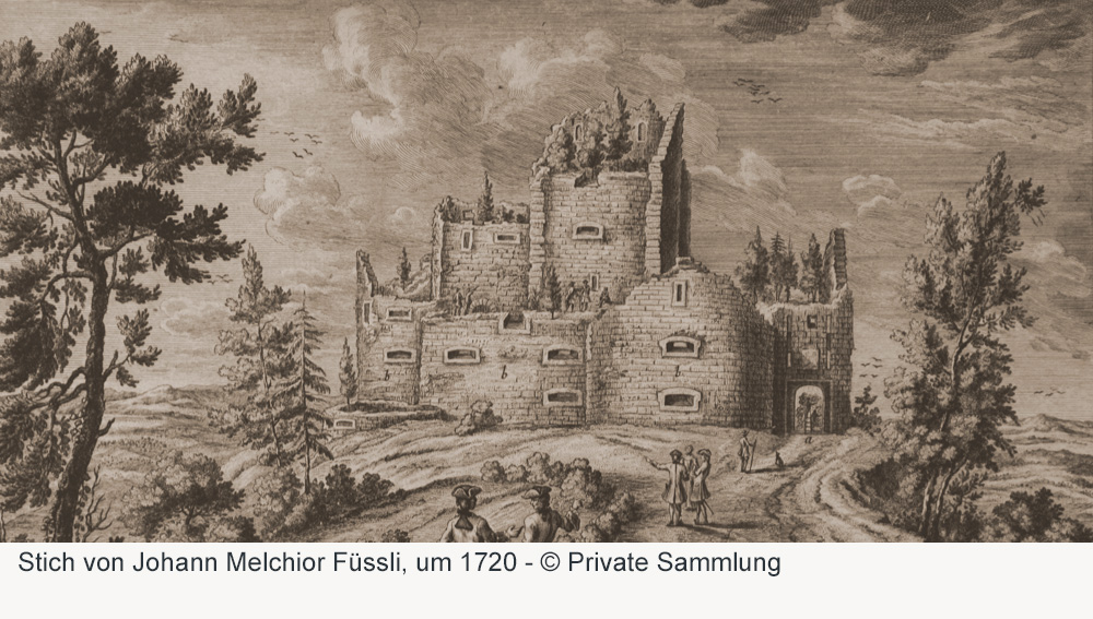 Küssaburg (Schloss Küssenberg) im Landkreis Waldshut