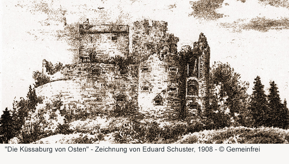 Küssaburg (Schloss Küssenberg) im Landkreis Waldshut