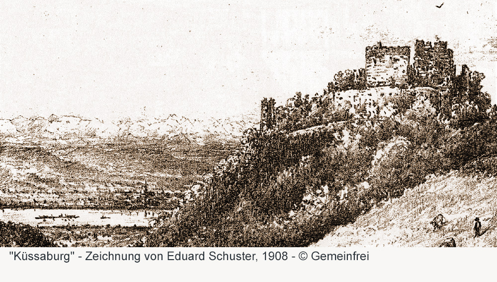 Küssaburg (Schloss Küssenberg) im Landkreis Waldshut