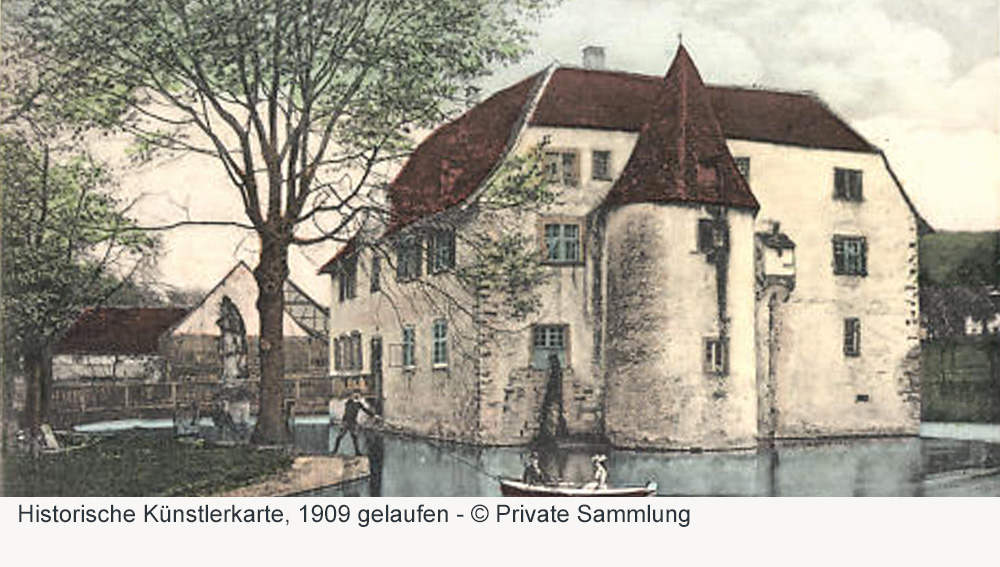 Schloss Inzlingen (Inzlinger Wasserschloss, Schloss Reichenstein) im Landkreis Lörrach