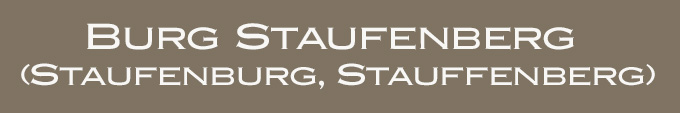 Burg Staufenberg (Schwarzwald) (Staufenburg, Stauffenberg) im Ortenaukreis