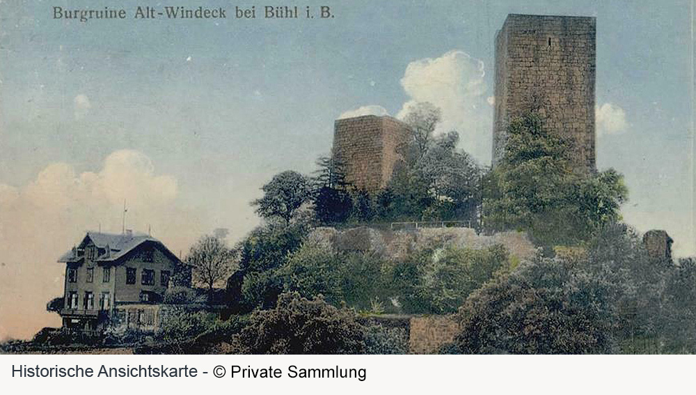Burg Windeck (Bühl) (Burgruine Alt-Windeck) im Landkreis Rastatt