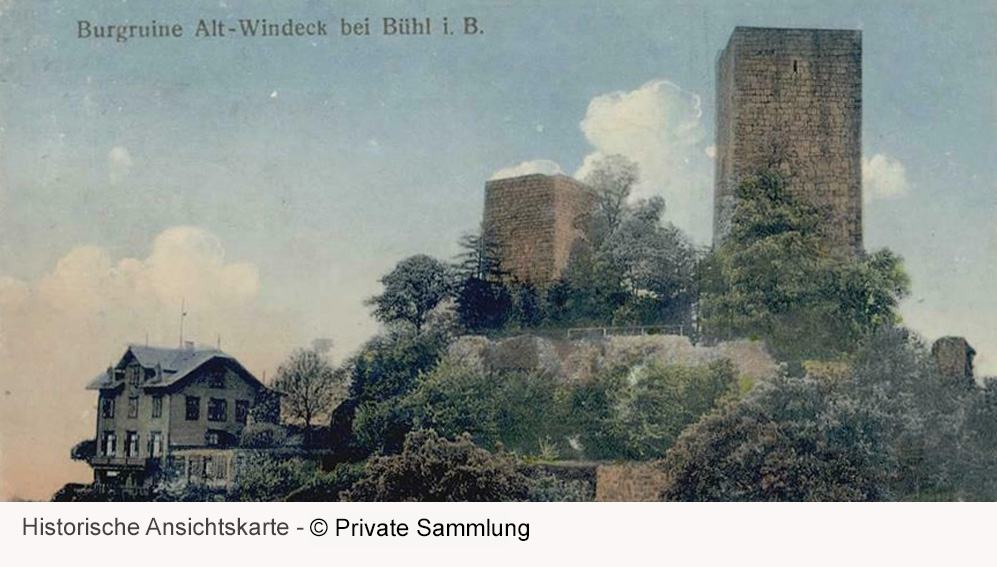 Burg Windeck (Bühl) (Burgruine Alt-Windeck) im Landkreis Rastatt