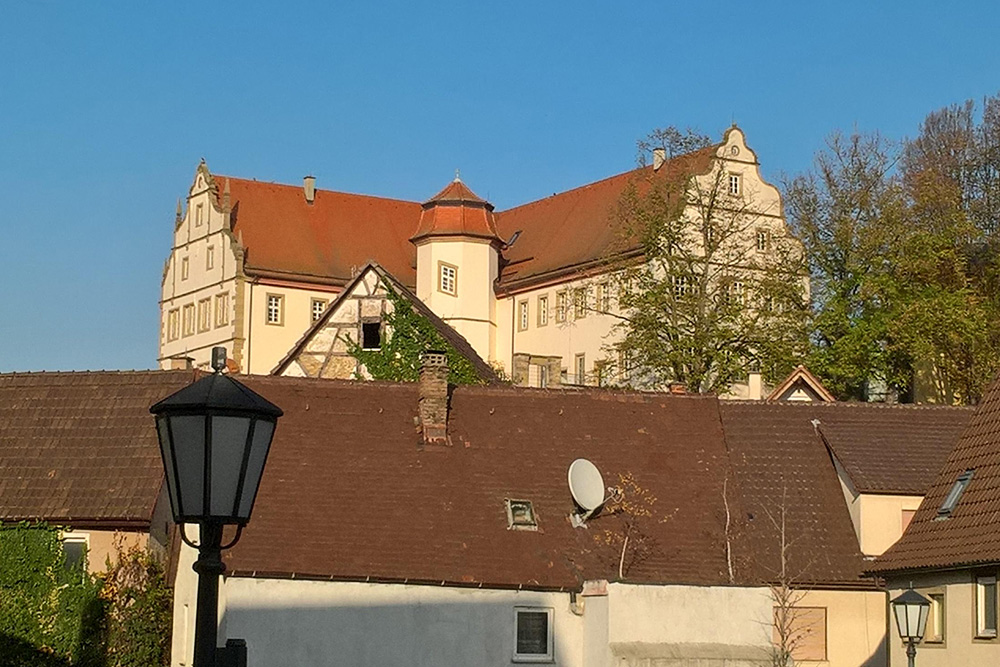 Greckenschloss (Oberes Schloss, Bergschloss, Zwingenberg) im Landkreis Heilbronn