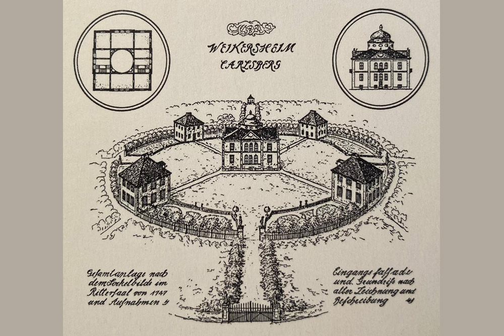 Jagdschloss Karlsberg (Schloss Karlsberg, Jagdschloss Carlsberg) im Main-Tauber-Kreis
