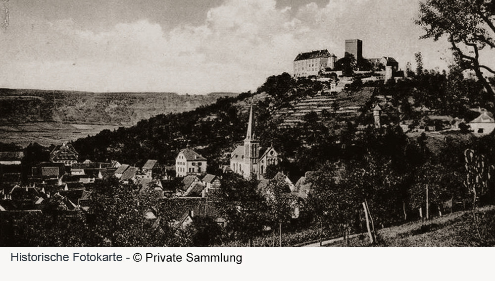 Burg Gamburg (Gamburg) - Historische Fotokarte Burg Gamburg (Gamburg) im Main-Tauber-Kreis