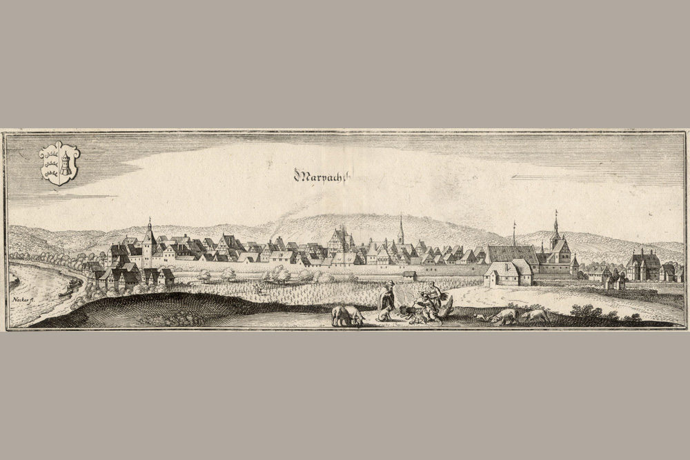 Stadtbefestigung Marbach am Neckar im Landkreis Ludwigsburg