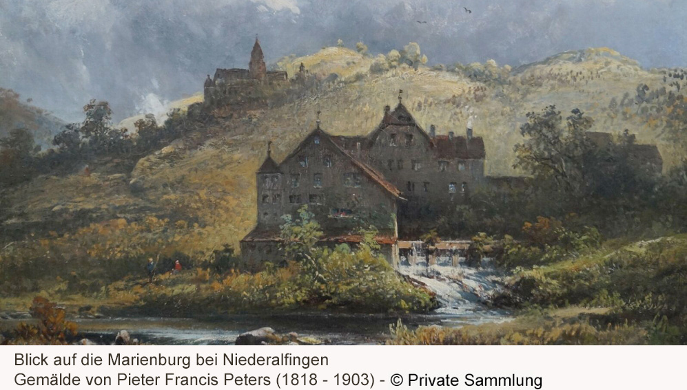 Marienburg Niederalfingen (Burg Niederalfingen, Fuggerschloss) im Ostalbkreis