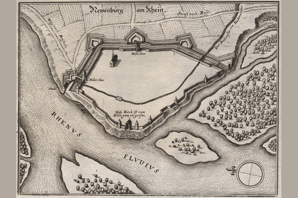 Stadtbefestigung Neuenburg am Rhein im Landkreis Breisgau-Hochschwarzwald