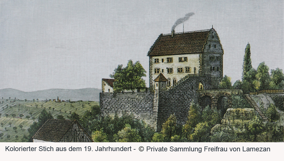 Schloss Magenheim (Nieder-Magenheim, Niedermagenheim, Untere Burg Magenheim, Untermagenheim) im Landkreis Heilbronn