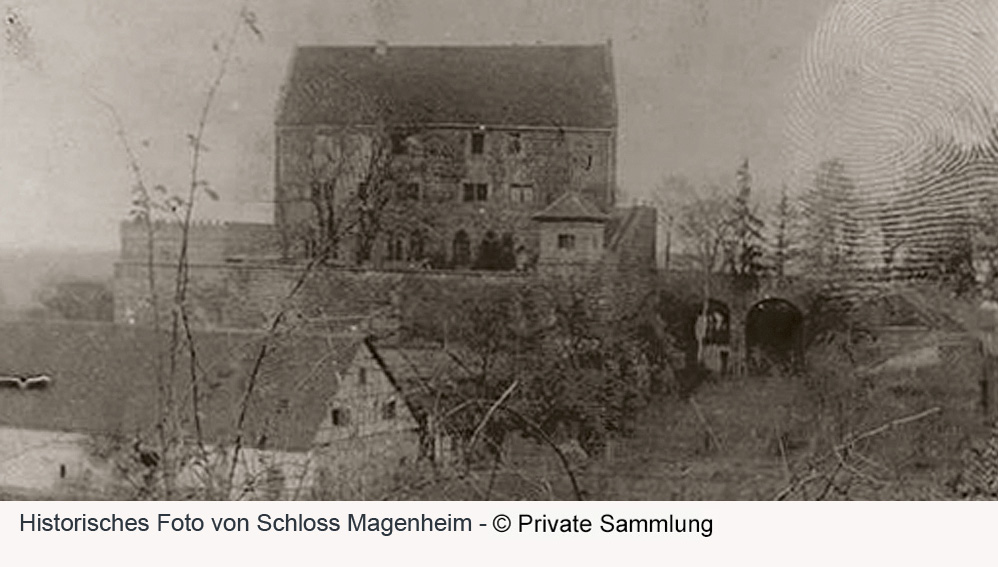 Schloss Magenheim (Nieder-Magenheim, Niedermagenheim, Untere Burg Magenheim, Untermagenheim) im Landkreis Heilbronn