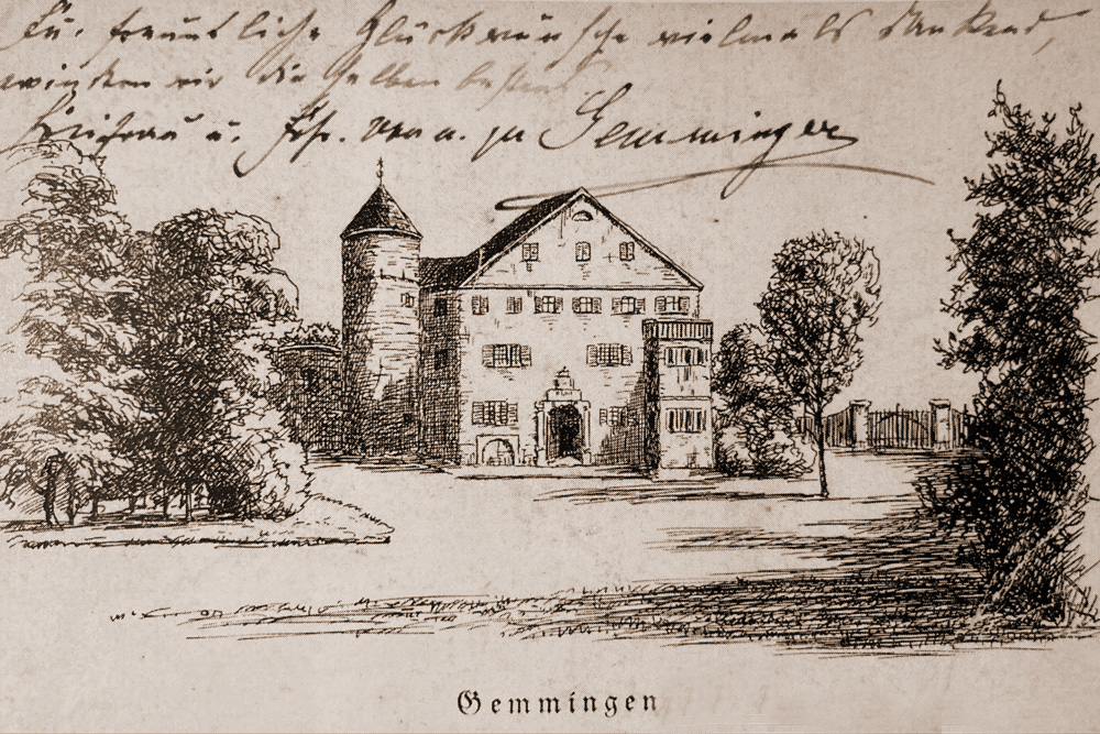 Unteres Schloss Gemmingen (Unterschloss) im Landkreis Heilbronn