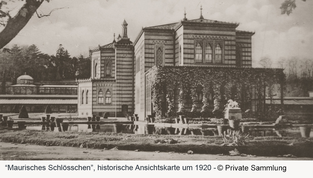 Schloss in der Wilhelma in der Landeshauptstadt Stuttgart