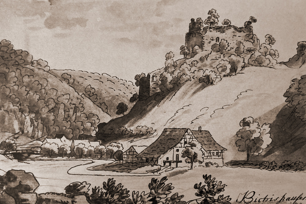 Ruine Bichishausen im Landkreis Reutlingen