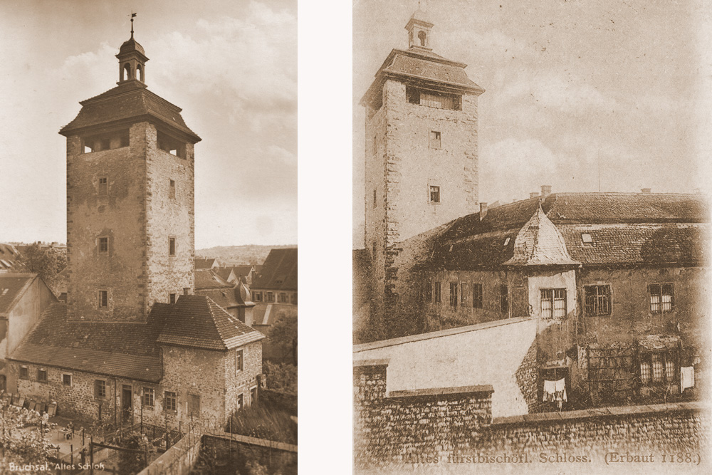 Bischöfliche Burg Bruchsal (Stadtburg) im Landkreis Karlsruhe