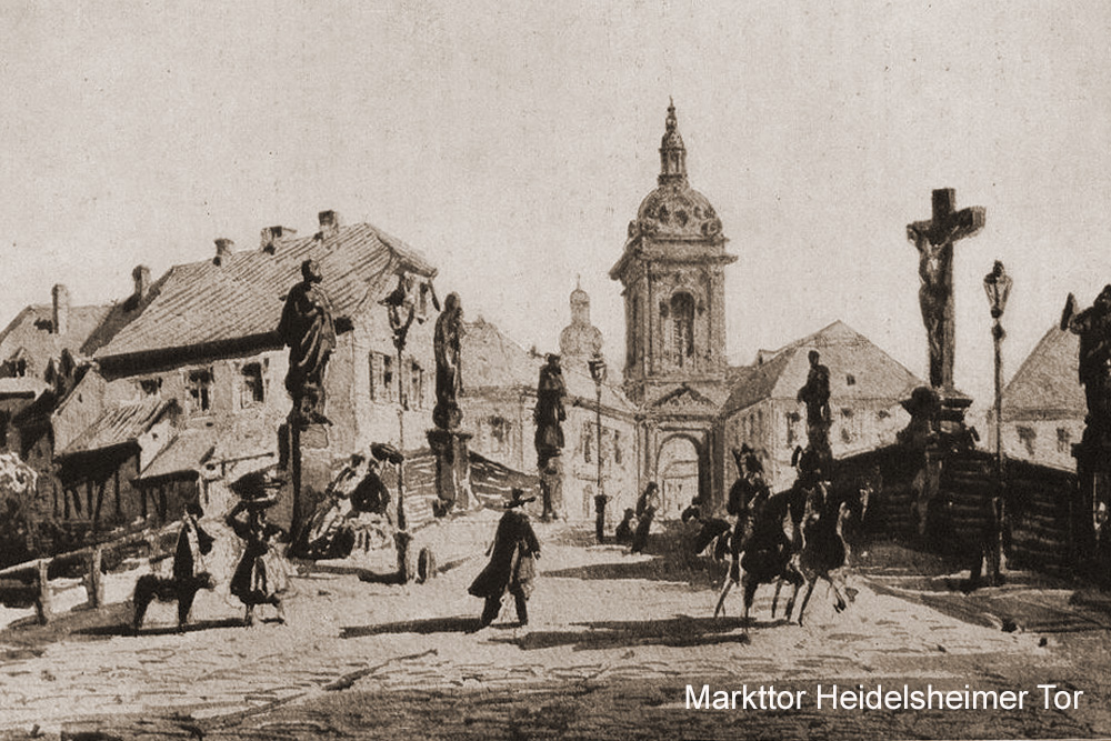 Stadtbefestigung Bruchsal im Landkreis Karlsruhe