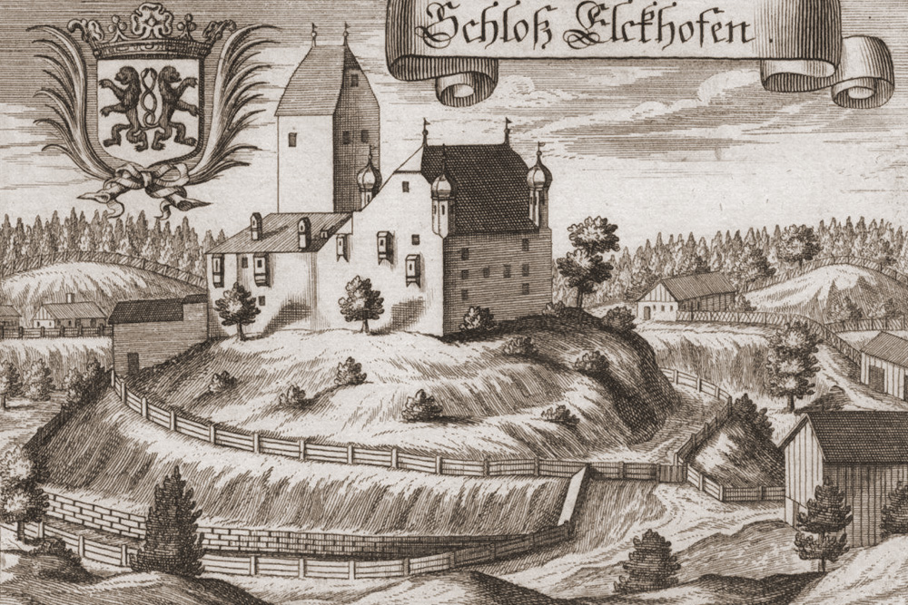 Burg Elkofen (Schloss Elkofen, Unterelkofen, Ölkofen) im Landkreis Ebersberg