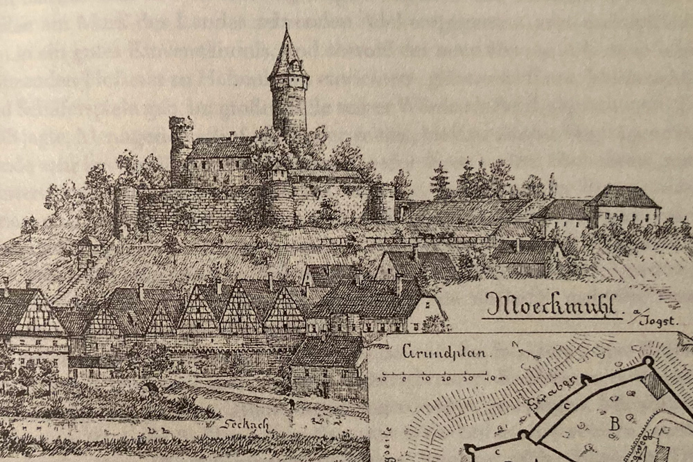 Burg Möckmühl (Götzenburg) im Landkreis Heilbronn
