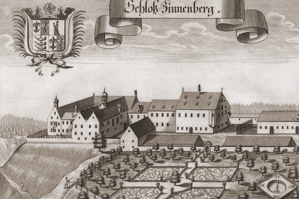 Kloster Zinneberg (Schloss Zinneberg, Schloss Glana) im Landkreis Ebersberg