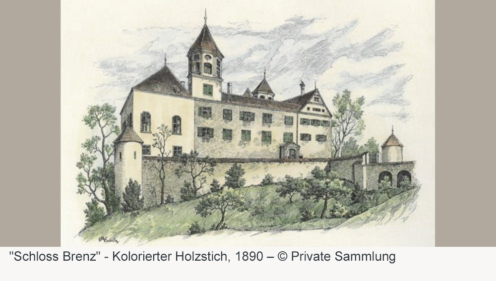 Schloss Brenz (Güssen-Schlösschen, Schloss Sontheim) im Landkreis Heidenheim