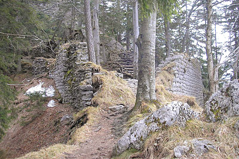 Burgruine Hohenwaldeck im Landkreis Miesbach