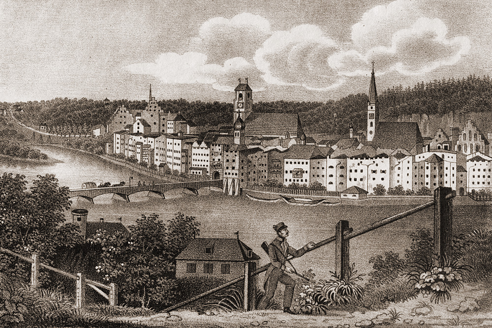 Burg Wasserburg (Wasserburg) (Schloss Wasserburg) im Landkreis Rosenheim