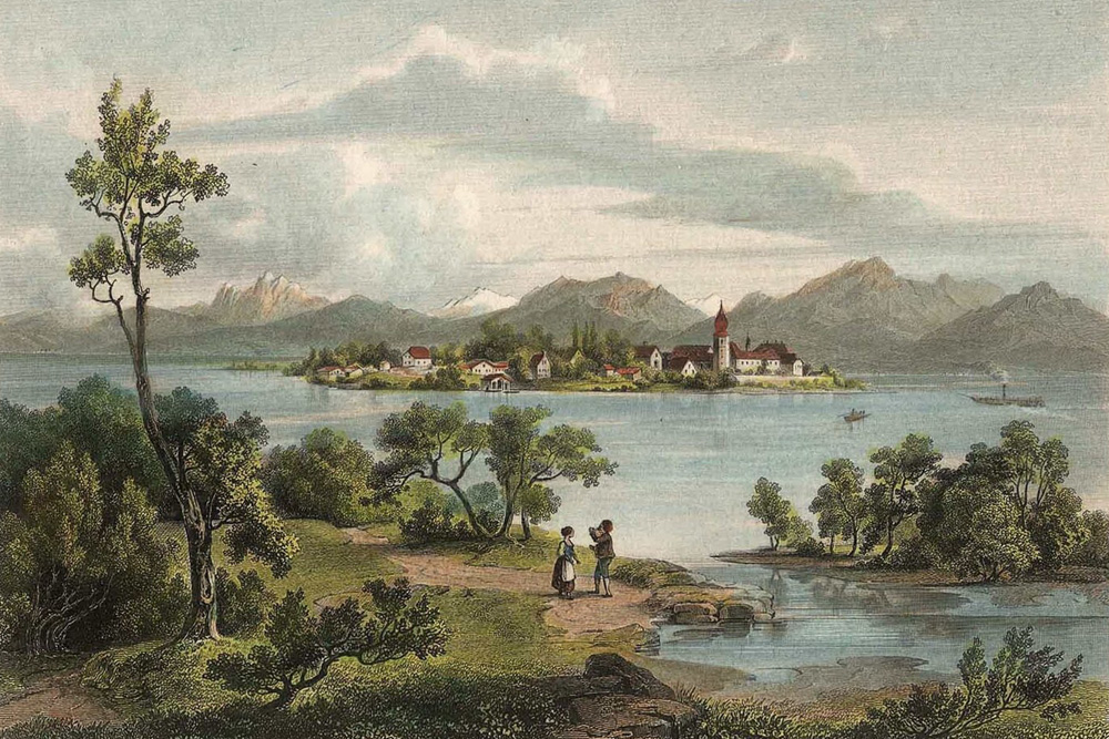 Kloster Frauenchiemsee (Frauenwörth – Abtei der Benediktinerinnen) im Landkreis Rosenheim