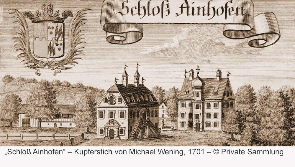 Schloss Maxhofen (Schloss Ainhofen) im Landkreis Rosenheim