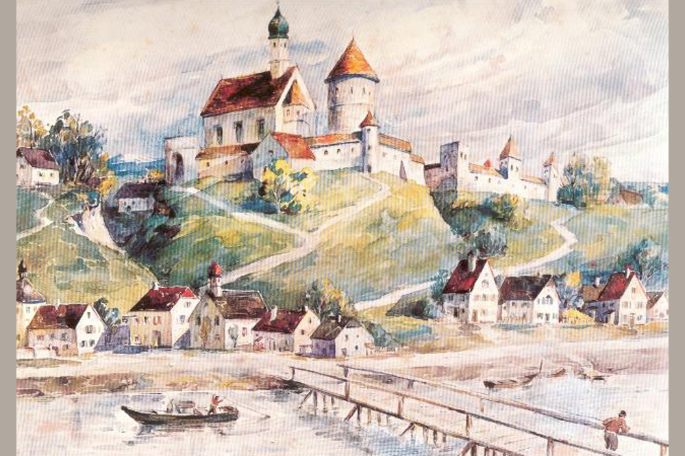 Burg Rosenheim (Schloss Rosenheim, Schlossberg) im Landkreis Rosenheim
