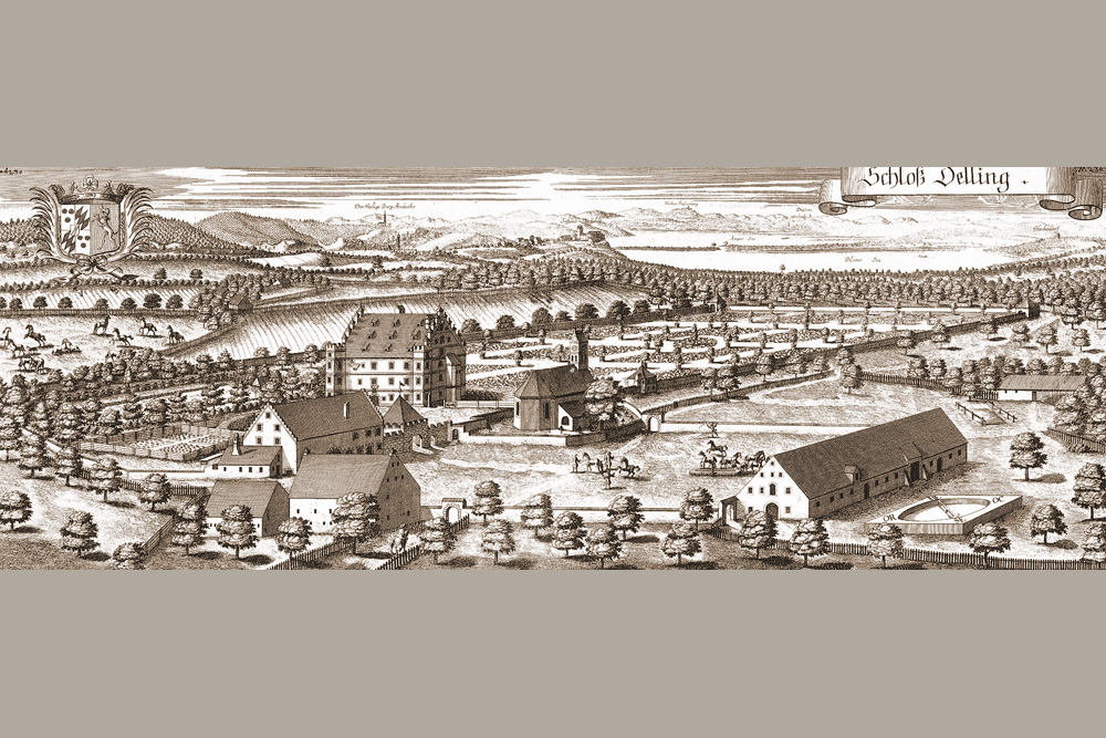 Schloss Delling (Seefeld) (heute Landgut) im Landkreis Starnberg