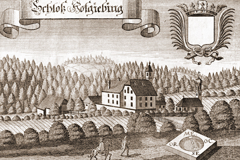 Schloss Hofgiebing im Landkreis Mühldorf am Inn