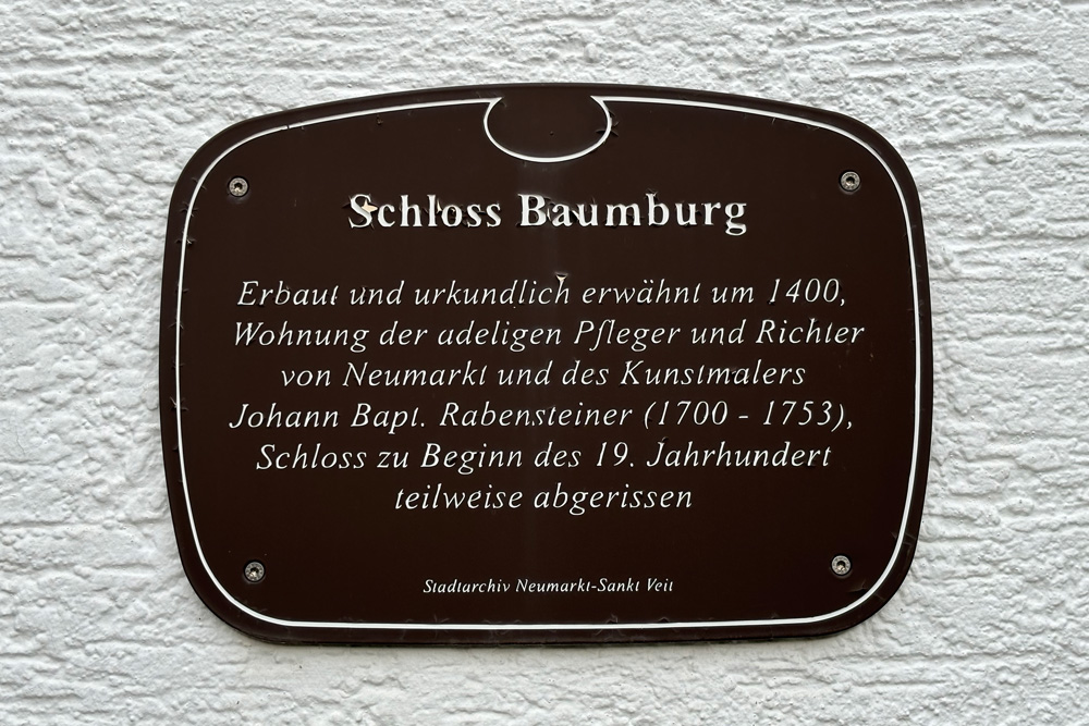 Schloss Baumburg (Schlossrest) im Mühldorf am Inn