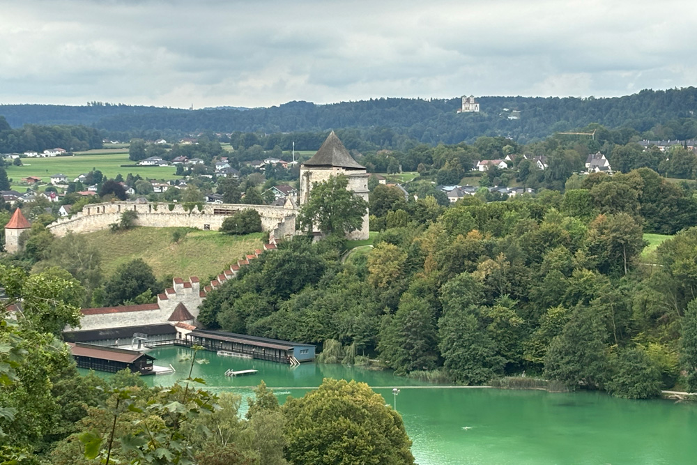Burg zu Burghausen im Landkreis Altötting