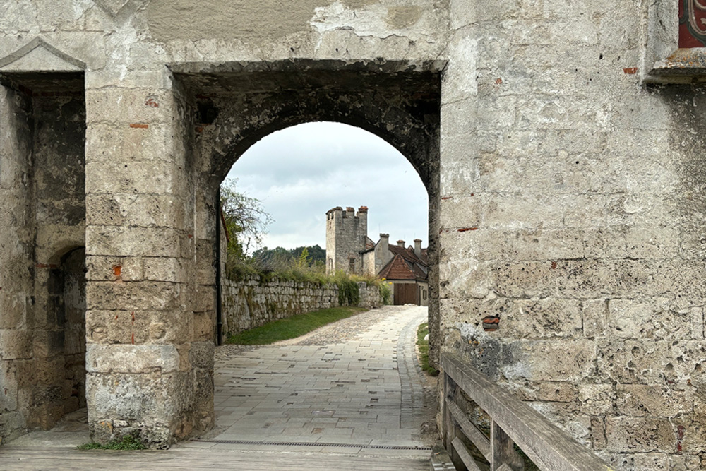 Burg zu Burghausen im Landkreis Altötting