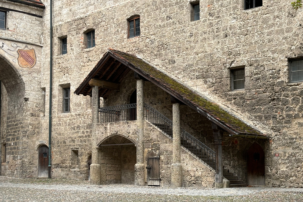 Burg zu Burghausen im Landkreis Altötting