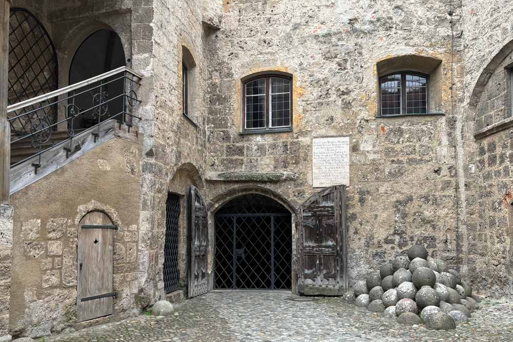 Burg zu Burghausen im Landkreis Altötting