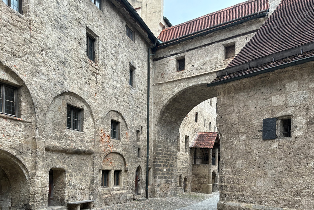 Burg zu Burghausen im Landkreis Altötting