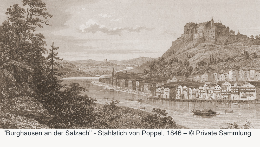 Burg zu Burghausen im Landkreis Altötting