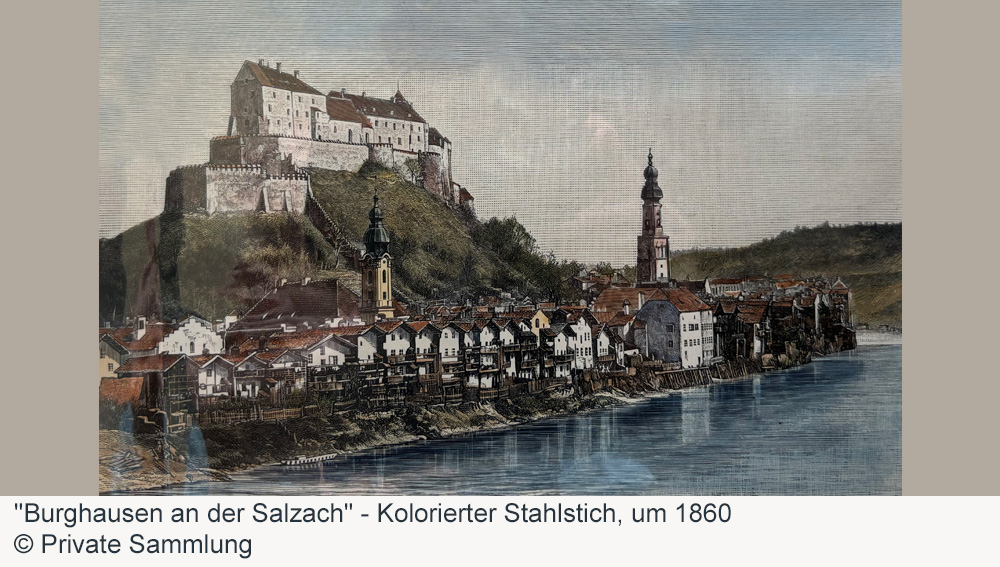 Burg zu Burghausen im Landkreis Altötting