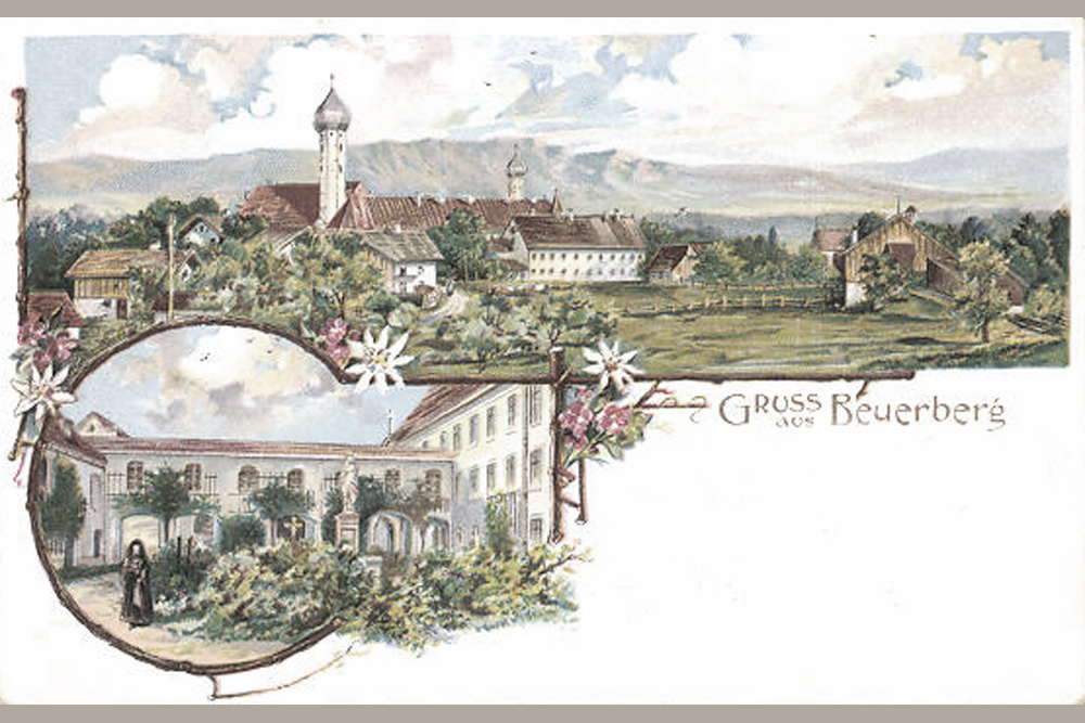 Kloster Beuerberg (ehemaliges Augustiner-Chorherren-Stift und Kloster der Salesianerinnen) im Landkreis Bad Tölz-Wolfratshausen