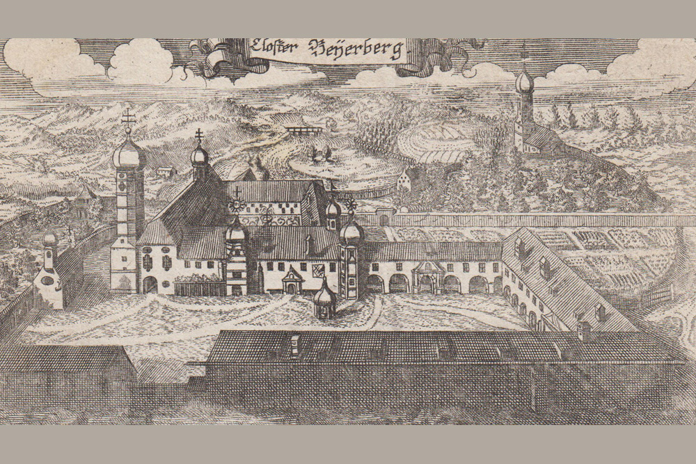 Kloster Beuerberg (ehemaliges Augustiner-Chorherren-Stift und Kloster der Salesianerinnen) im Landkreis Bad Tölz-Wolfratshausen