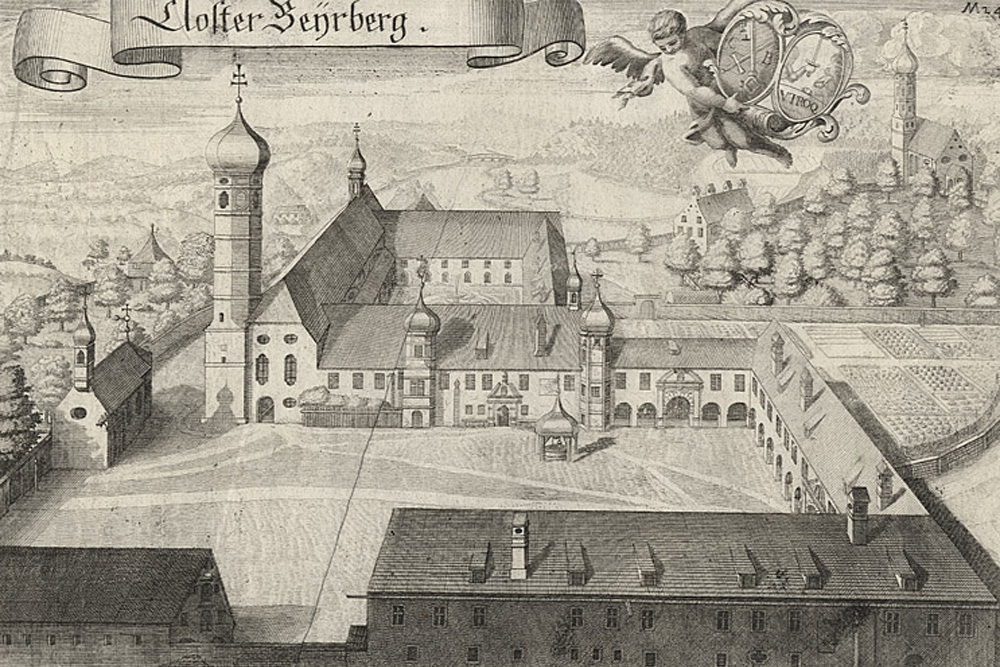 Kloster Beuerberg (ehemaliges Augustiner-Chorherren-Stift und Kloster der Salesianerinnen) im Landkreis Bad Tölz-Wolfratshausen