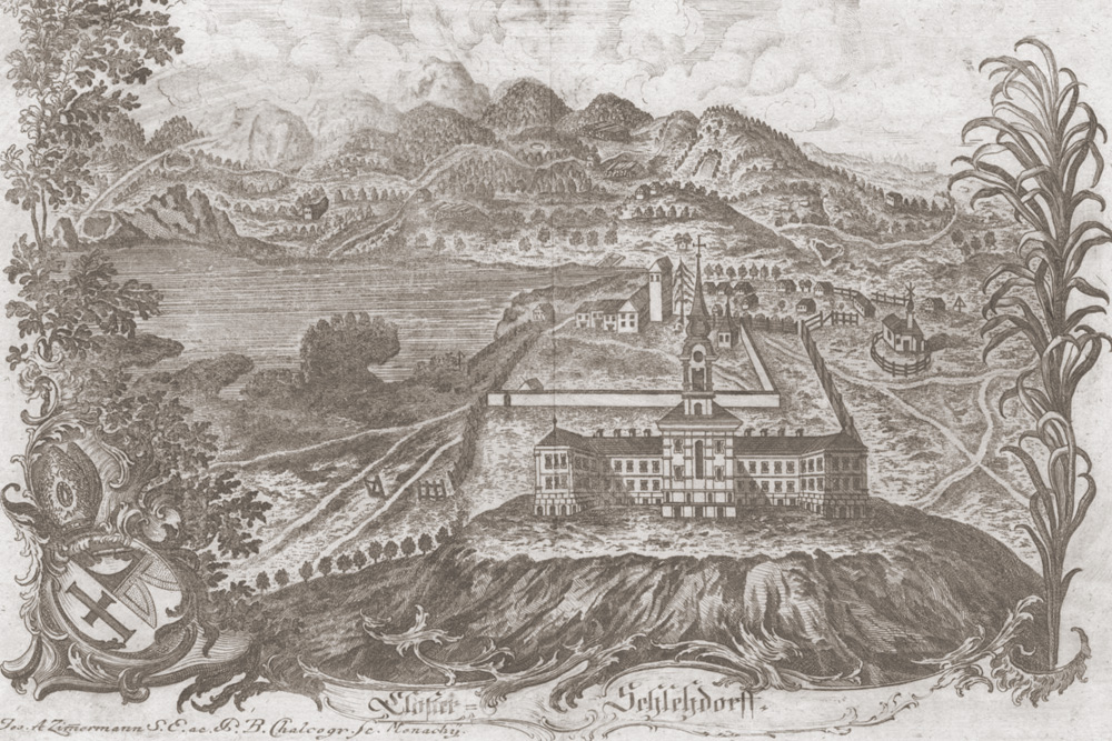 Kloster Schlehdorf (ehemaliges Kloster der Missions-Dominikanerinnen von Qonce) im Landkreis Bad Tölz-Wolfratshausen
