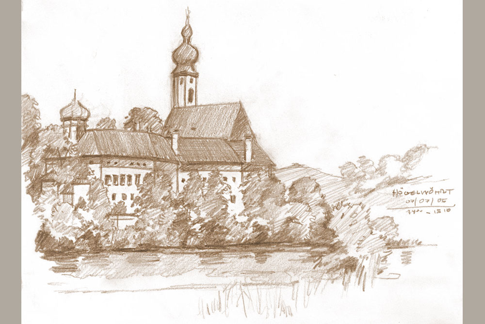 Kloster Höglwörth (ehemaliges Augustiner-Chorherren-Stift) im Landkreis Berchtesgadener Land