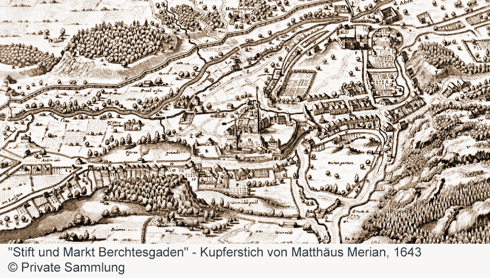 Fürstpropstei Berchtesgaden (Chorherrenstift Berchtesgaden, Königliches Schloss Berchtesgaden) im Landkreis Berchtesgadener Land