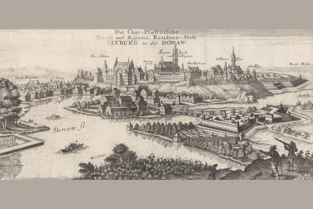 Stadtbefestigung Neuburg an der Donau im Landkreis Neuburg-Schrobenhausen